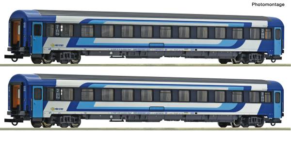 Roco 6200294 – 2-tlg. Set: Eurofima-Schnellzugwagen, MAV-START