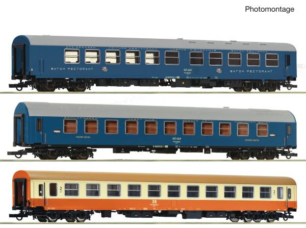Roco 6200297 – 3-tlg. Set 1: D 1371/1370 „Vitoscha“, BDZ/DR