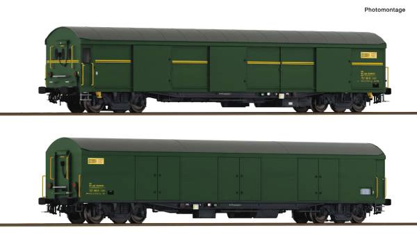 Roco 6600241 – 2-tlg. Set: Paket-Postwagen, PTT
