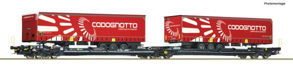 Roco 6600346 – Doppeltaschen-Gelenkwagen T3000e, CEMAT