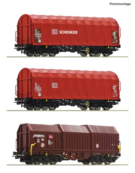 Roco 6600368 – 3-tlg. Set 4: Stahlzug, DB AG