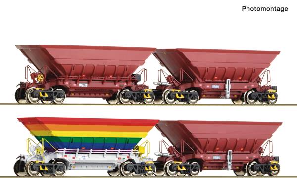 Roco 6600385 – 4-tlg. Set 1: Erzwagen, LKAB
