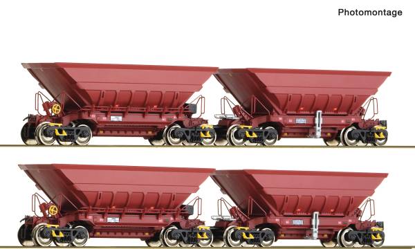 Roco 6600386 – 4-tlg. Set 2: Erzwagen, LKAB