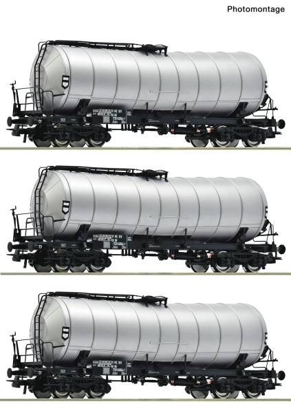 Roco 6600392 – 3-tlg. Set: Knickkesselwagen, DR