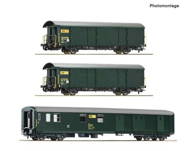 Roco 6600428 – 3-tlg. Set: Postwagen, PTT
