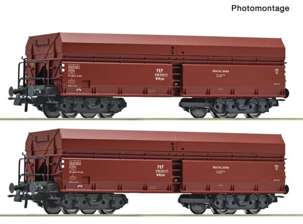 Roco 6600469 – 2-tlg. Set: Selbstentladewagen, PKP