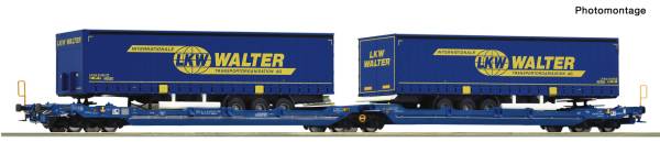 Roco 6600482 – Doppeltaschen-Gelenkwagen T3000e, VTG