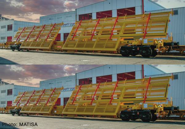 Roco 6600505 – 2er Set Weichentransportwagen DB AG