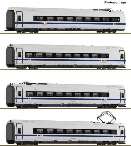 Roco 7710028 – 4-tlg. Set: Zwischenwagen ICE 3neo (BR 408), DB AG