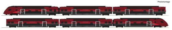 Roco 7710039 – 6-tlg. Set: Railjet-Doppelstocktriebzug Rh 4706, ÖBB