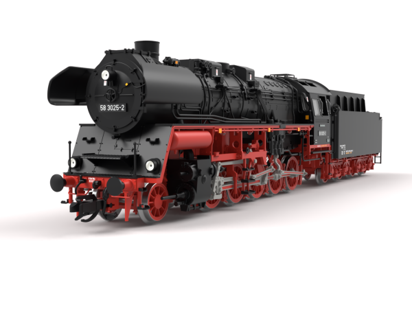 Saxonia 120107 - Dampflok BR58.30 T34-Tender der DR