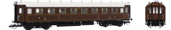 Saxonia 120223 - Personenwagen C4ü Sa 07 Zugschluss der K.Sächs.Sts.E.B