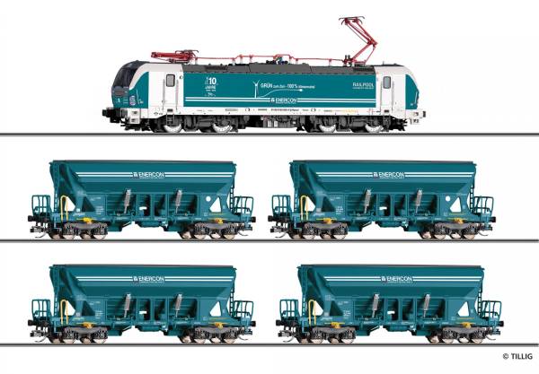 TILLIG 01094 - Güterzugset Sandtransport der Enercon GmbH