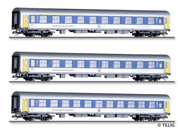 TILLIG 01098 - Reisezugwagenset der Mitteldeutschen Regiobahn
