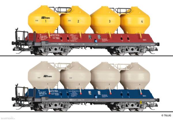 TILLIG 01117 - Güterwagenset der AB Vagon Trans s.r.o.