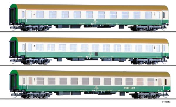 TILLIG 01124 - Reisezugwagenset der DR