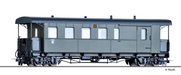 TILLIG 13966 - Personenwagen mit Gepäckabteil CPw4i der NWE