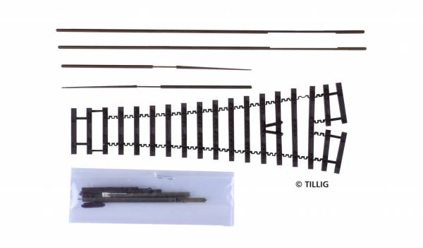 TILLIG 85640 - Bausatz Weiche 18° links/rechts