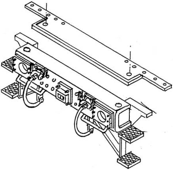 Weinert 8480 - Pufferbohle für Baureihe 03.10 DR Reko