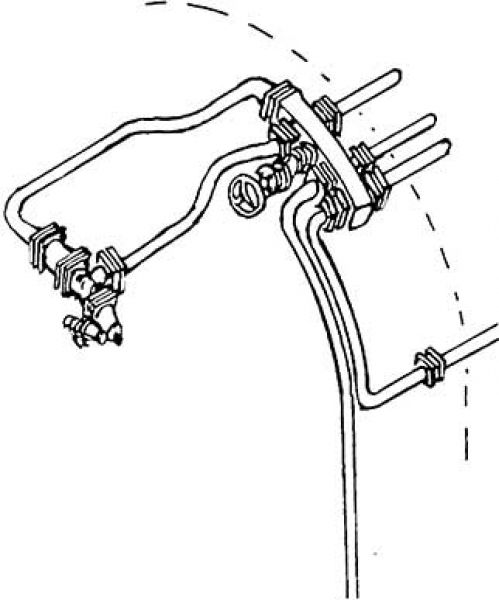 Weinert 8240 - Dampfentnahmestutzen für Stehkessel mit Ventil für Baureihe 01 Neubaukessel