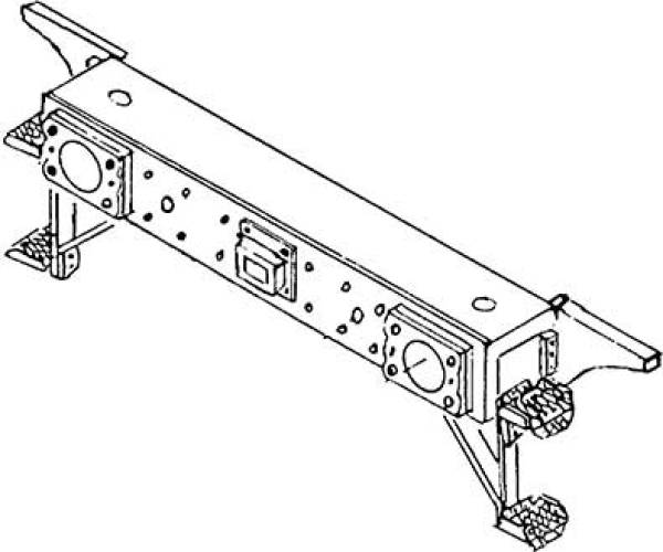 Weinert 8508 - Einheitspufferbohle mit Aufstiegstritten