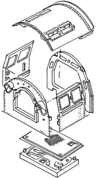 Weinert 85652 - Einheitsführerhaus für Baureihe 01, 03, 41, 44 und 50 (WM)