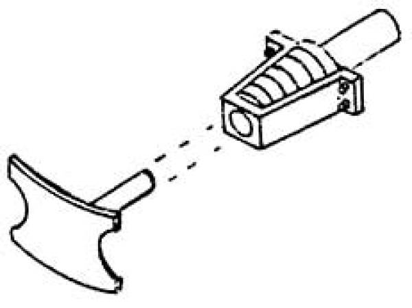 Weinert 8620 - Mittelpufferkupplung für Mallet der MBG Karlsruhe