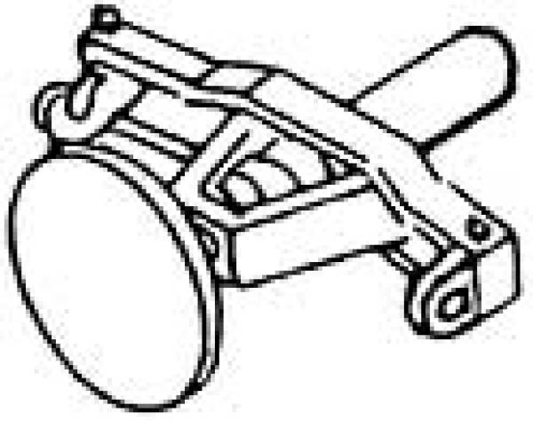 Weinert 8653 - Schmalspurkupplung mit festem Mittelpuffer