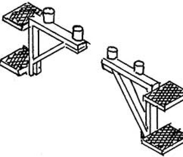 Weinert 87031 - Tritte für die Pufferbohle von Reko-Lok der DR