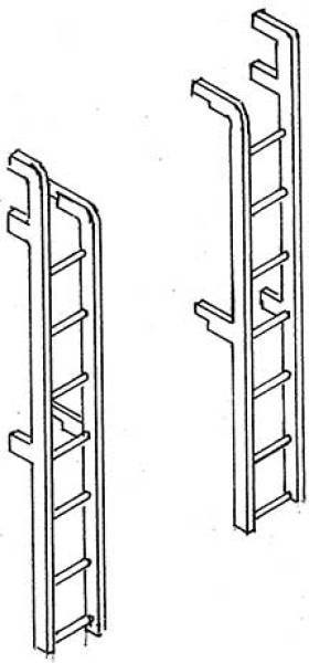 Weinert 87048 - Leitern für die Tenderrückwand 2’2’ T 26