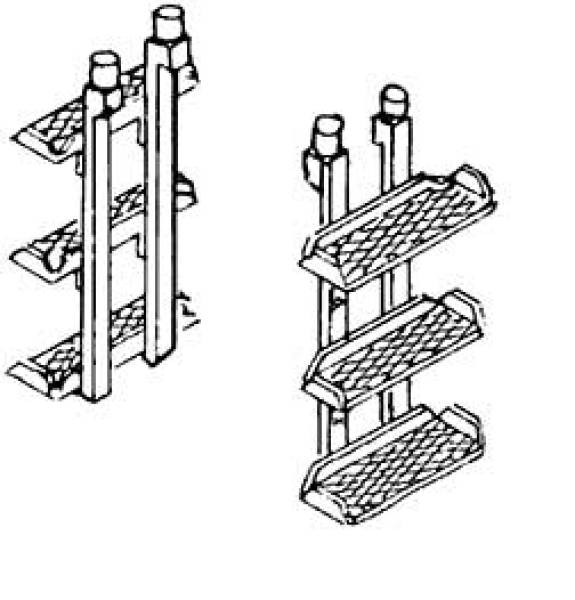 Weinert 8730 . Tritt für Führerhaus BR 56 und BR 58