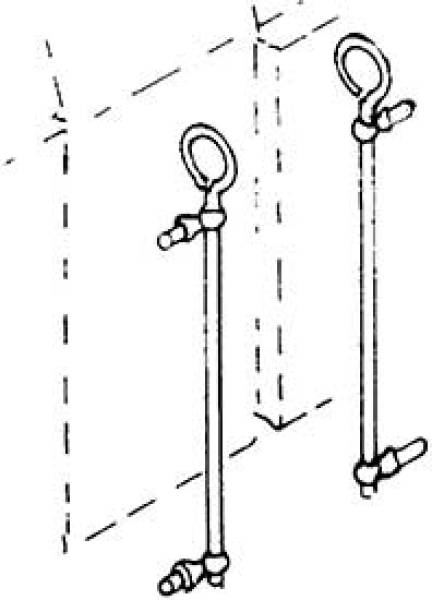 Weinert 8754 - Griffstangen und Griffstangenhalter für Führerhaus oder Tenderrückwand