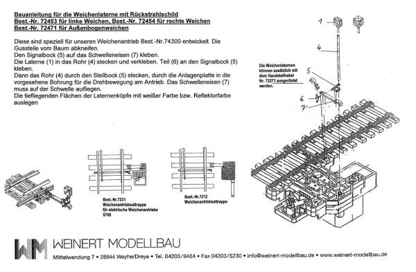 Weinert 72453 - Bauanleitung