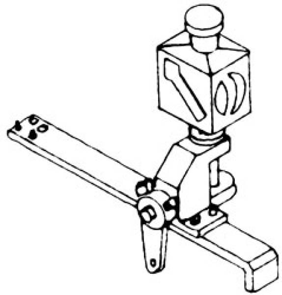 Weinert 72490 - Unbeleuchtete Weichenlaterne, Außenbogenweiche