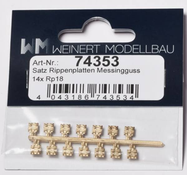 Weinert 74353 - Rippenplatten Rp 18