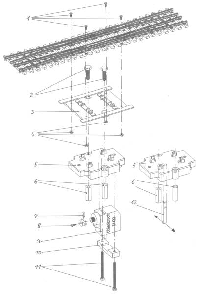 Weinert 74943 - Kreuzung 6,3°, Länge 470 mm