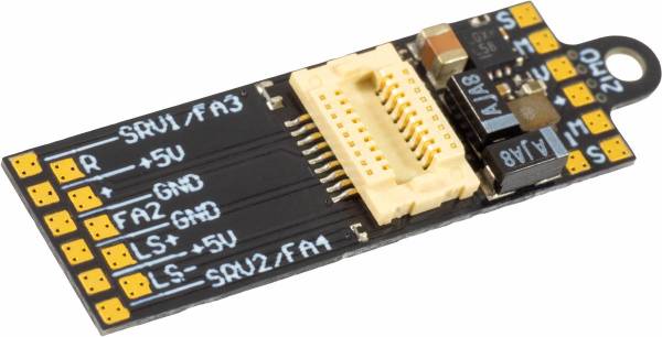 ZIMO ADANEX - Adapterplatine mit Next18 und 5 V-Versorgung