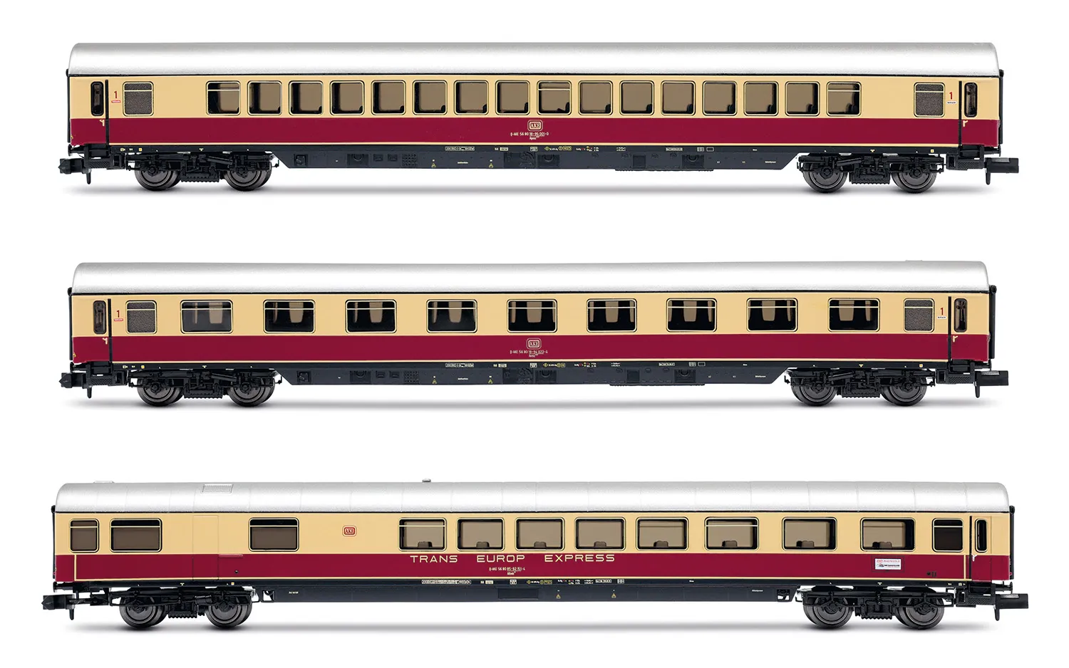 Arnold HN4508 - 3-tlg. Set Personenwagen "Rheingold" der AKE, Set 2