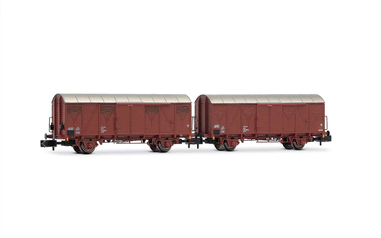 Arnold HN6719 - 2-tlg. Set gedeckte Güterwagen Gs der DR