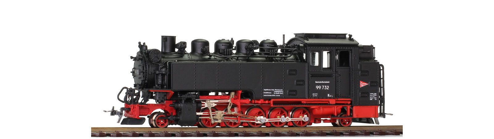 BEMO 1008803 - DR 99 732 Dampflok-Fertigmodell