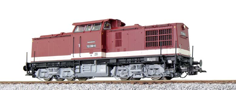 ESU 31767 - Diesellok V100 DR, 112 268 der DR, altrot
