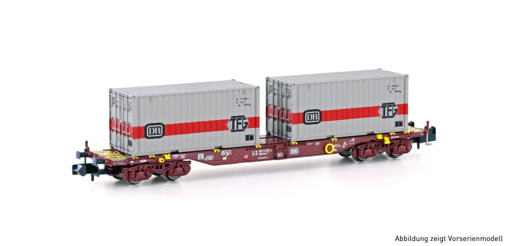 Hobbytrain H23201 - Containerwagen Sgjkkmms 699 der DB "DB/TFG"