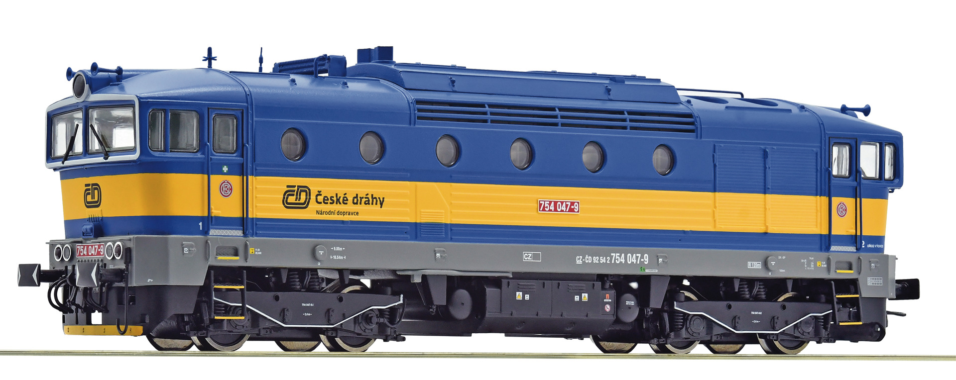 Roco 7300089 - Diesellokomotive 754 047-9 der CD