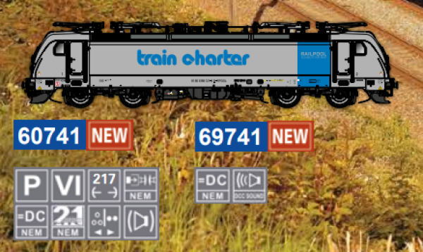 ACME AC60741 - E-Lok TRAXX 188 121 der RDC "European Sleeper 474/5"