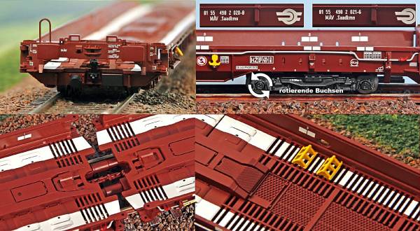 ACME AC45213 - 2er Set Rollende Landstraße Saadkms der MAV, Set 2