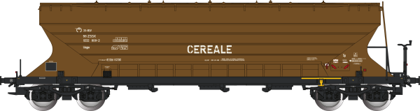 Albert Modell 933055 - Getreidewagen Uagps der ZSSK