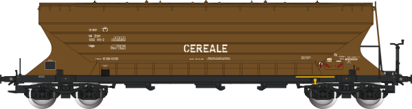 Albert Modell 933056 - Getreidewagen Uagps der ZSSK