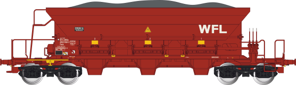 Albert Modell 694001 - Selbstentladewagen Facs der F-ERSA