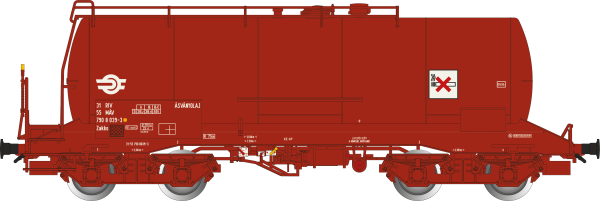 Albert Modell 790010 - Kesselwagen Zakks der MÁV
