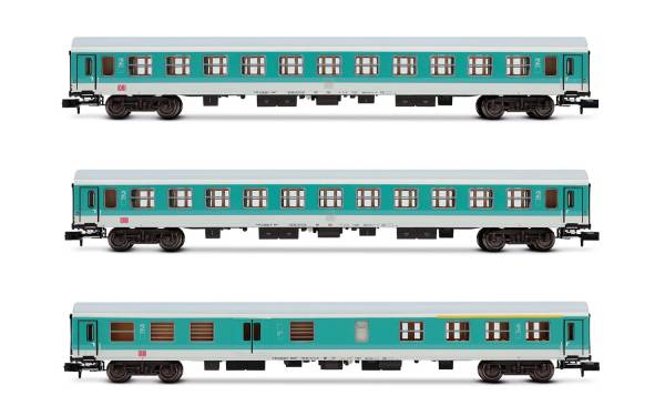 Arnold HN4367 - 3-tlg. Set Personenwagen der DB AG